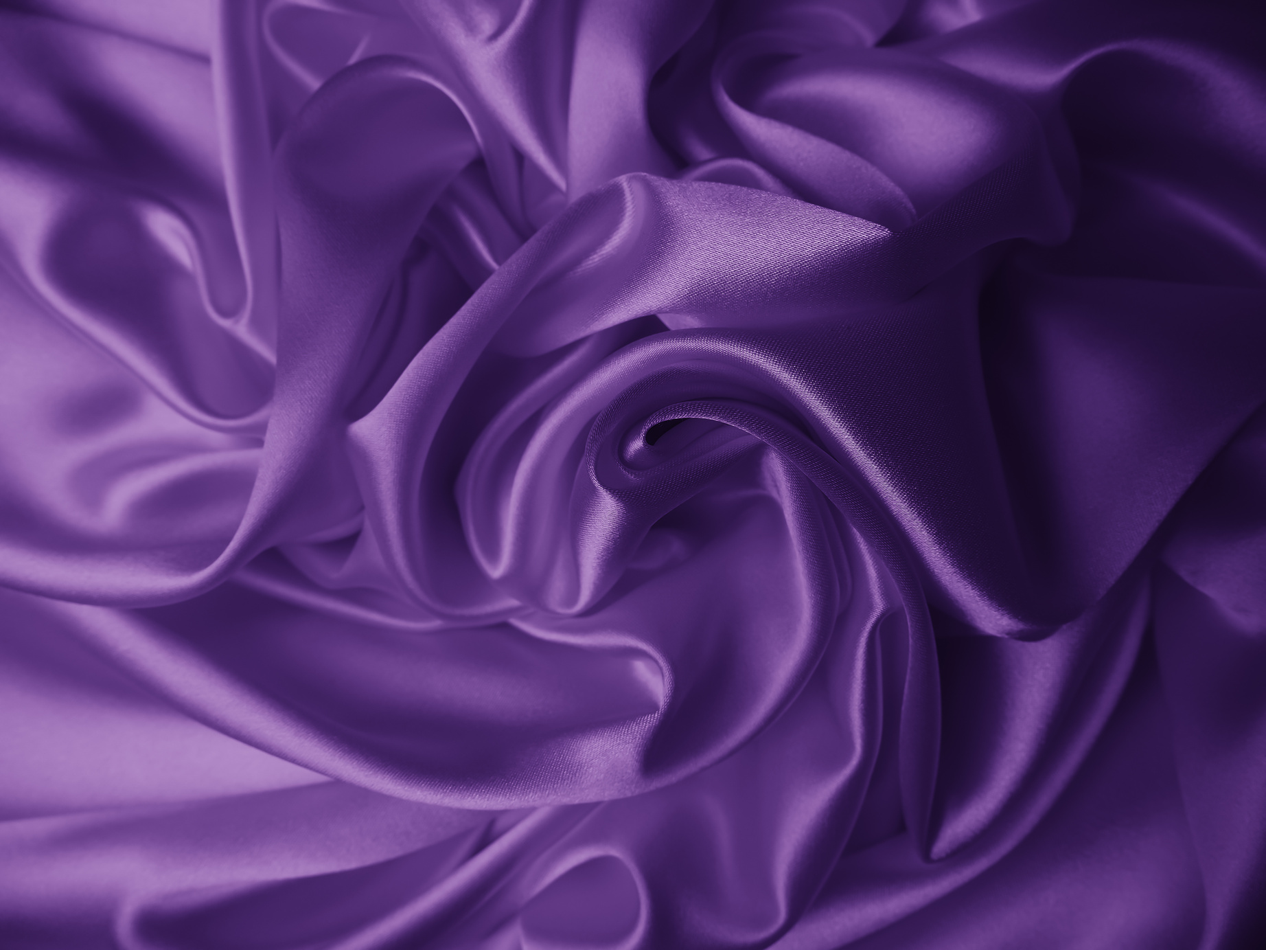 Beautiful elegant wavy violet purple satin silk.